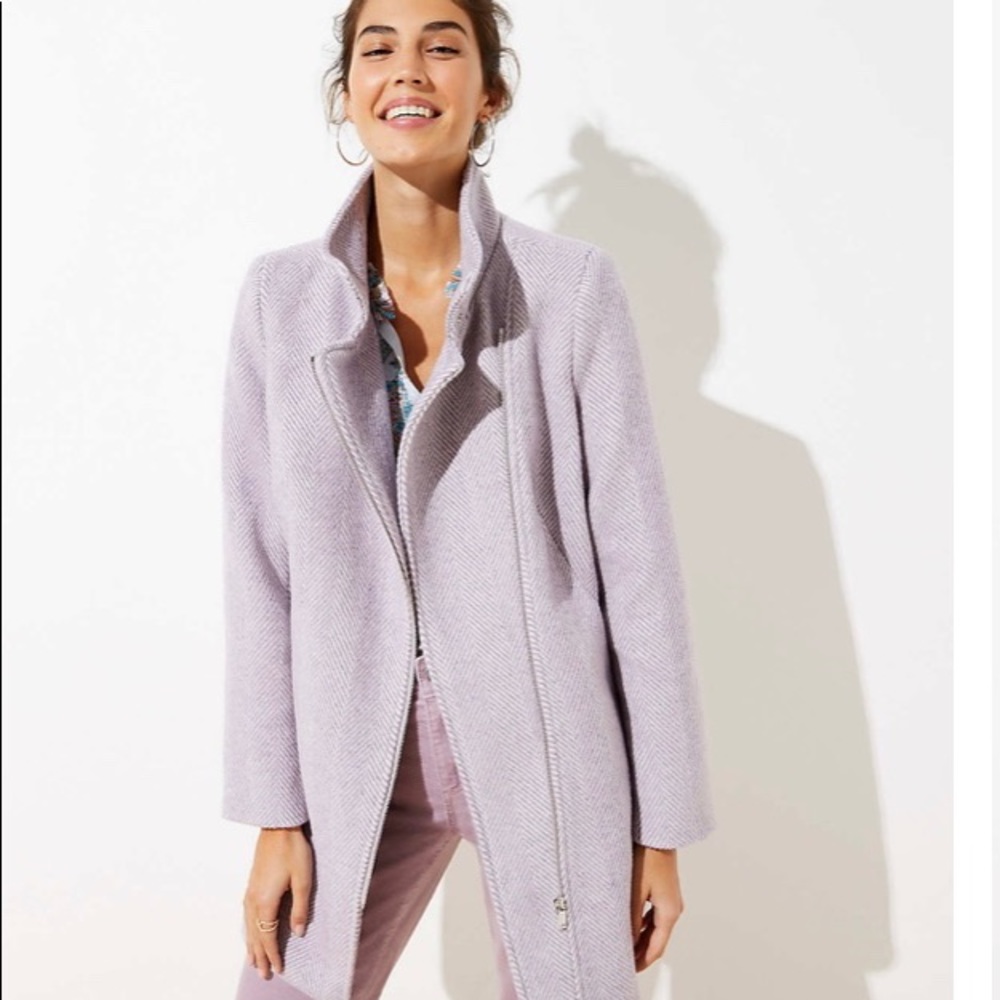 Loft coat - pretty purple :)